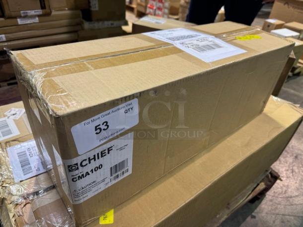 Chief CMA100 8" Ceiling Plate with Adjustable 1.5" NPT Column. New! - Image 5 of 5