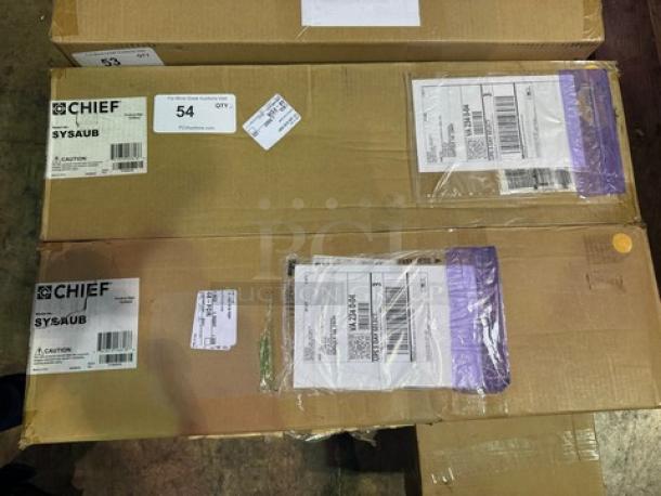 Lot of two Chief SYSAUB Universal ceiling mounts for projectors up to 35 lbs. New! (2xBid) - Image 2 of 4