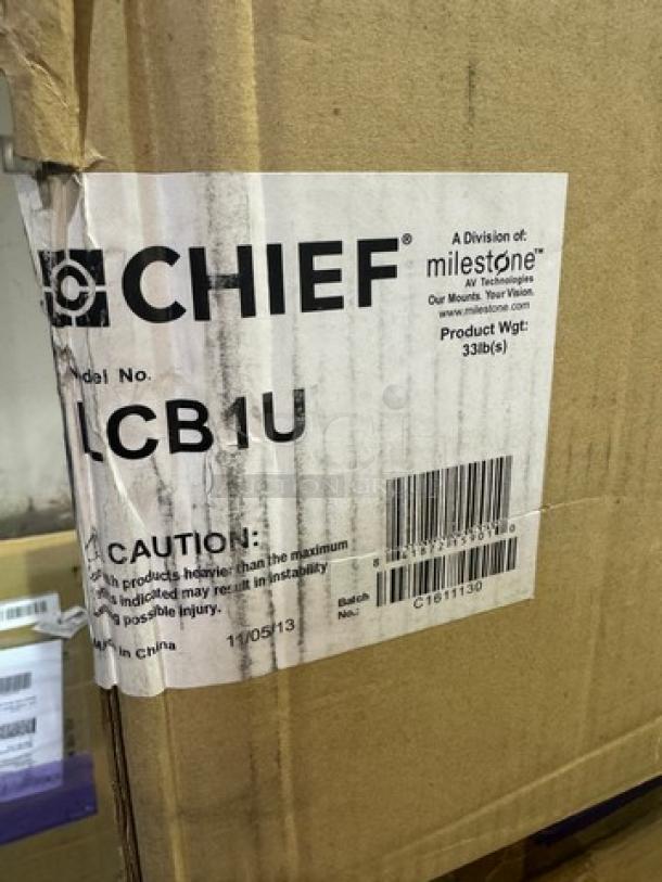 Chief Series LCB1U Back-to-Back Flat Panel Ceiling Mount. New! - Image 2 of 6