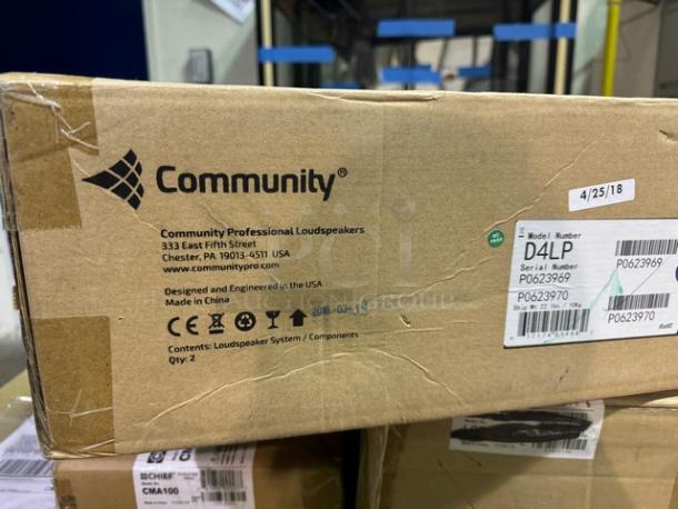 Community D4LP 4.5" Low Profile 2-Way Ceiling Speakers. New! - Image 3 of 6