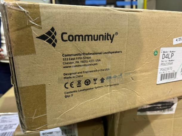 Community D4LP 4.5" Low Profile 2-Way Ceiling Speakers. New! - Image 5 of 6