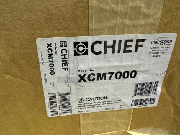 Chief XCM7000 FUSION X-Large Dual Pole Flat Panel Ceiling Mount. New! - Image 8 of 8
