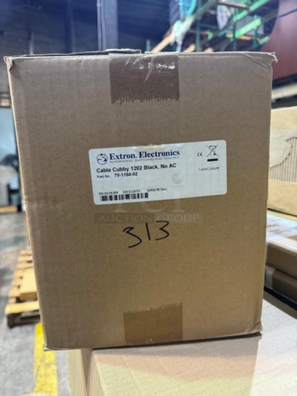Lot of 2 Cable Cubbies 1202 Cable Access Enclosure for AV Connectivity, Remote Control, and Power. New! (2xBid) - Image 2 of 5