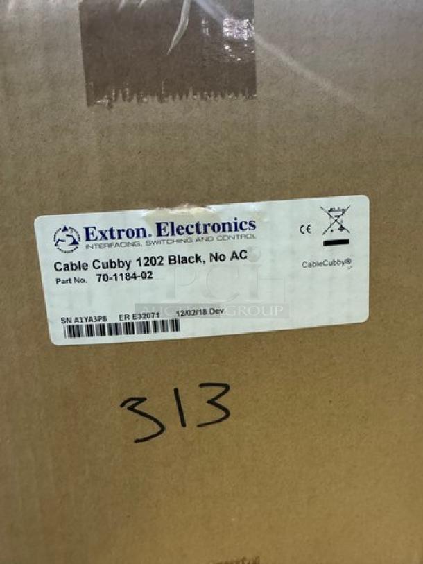 Lot of 2 Cable Cubbies 1202 Cable Access Enclosure for AV Connectivity, Remote Control, and Power. New! (2xBid) - Image 3 of 5