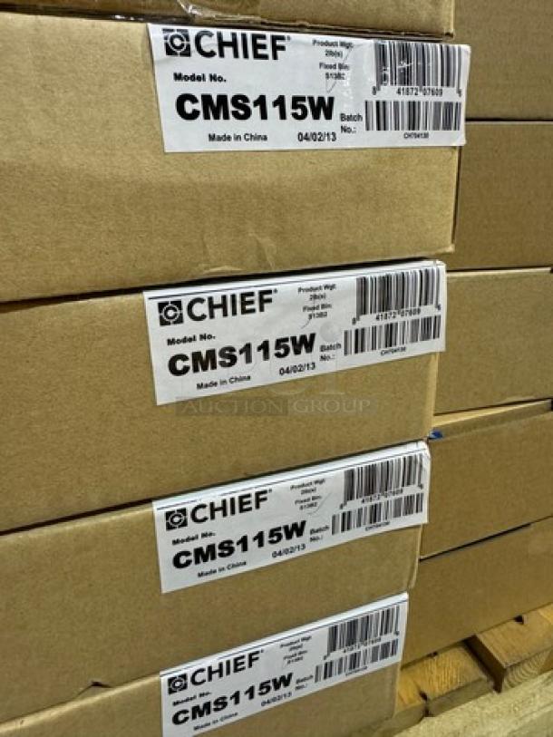 Lot of 5 Chief CMS115W Speed-Connect Ceiling Plates. New! (5xBid) - Image 4 of 4