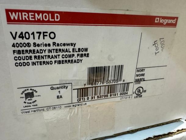 Lot of 5 Legrand 4000 Radiused Full Capacity Internal Elbows V4017FO. New! (5xBid) - Image 5 of 5