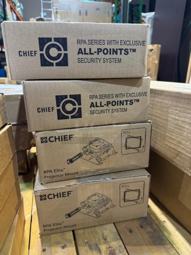 Lot of 2 Chief RPMA266 RPA Elite Projector Mounts and 2 Chief RPA266 Custom RPA Projector Mounts. New! (4xBid) - Image 3 of 9