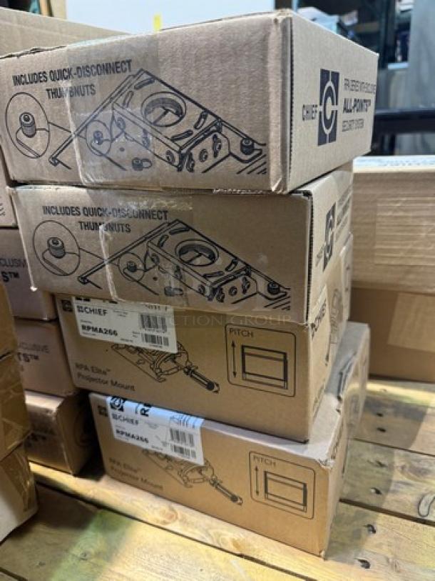 Lot of 2 Chief RPMA266 RPA Elite Projector Mounts and 2 Chief RPA266 Custom RPA Projector Mounts. New! (4xBid) - Image 5 of 9