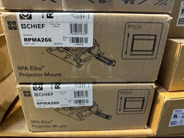 Lot of 2 Chief RPMA266 RPA Elite Projector Mounts and 2 Chief RPA266 Custom RPA Projector Mounts. New! (4xBid) - Image 7 of 9