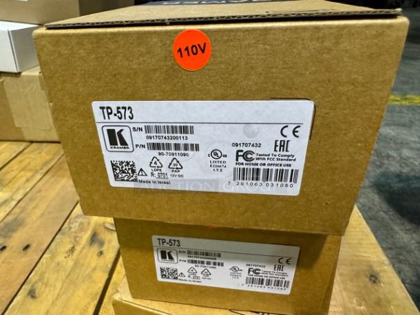 Lot of 3 Kramer TP-573 HDMI, Bi-Directional RS-232 & IR over Twisted Pair Transmitters. New! (3xBid) - Image 4 of 6