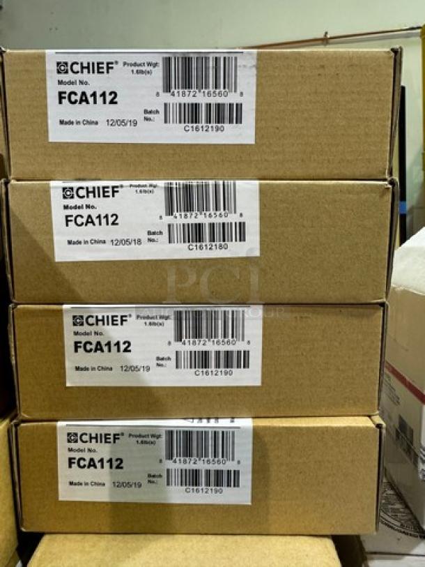 Lot of 4 Chief FCA112 Secure CPU/Media Player Adapters. New! (4xBid) - Image 4 of 4