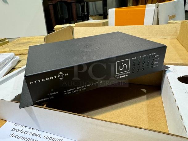 Attero Tech UND4I-L 4 Channel Input Dante Networked Audio Interface with Logic I/O. New! - Image 4 of 7