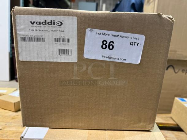 Vaddio Thin Profile Wall Mount Tall. New! - Image 2 of 4