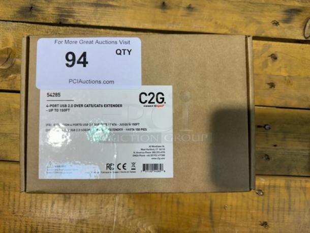 4-Port USB 2.0 Over Cat5/Cat6 Extender - up to 150ft. New! - Image 2 of 5