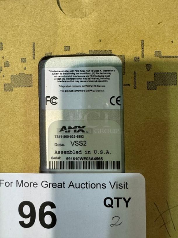 Lot of 2 AMX FG5916-10 VSS2 Dual Video Sync Sensor. New! (2xBid) - Image 4 of 6