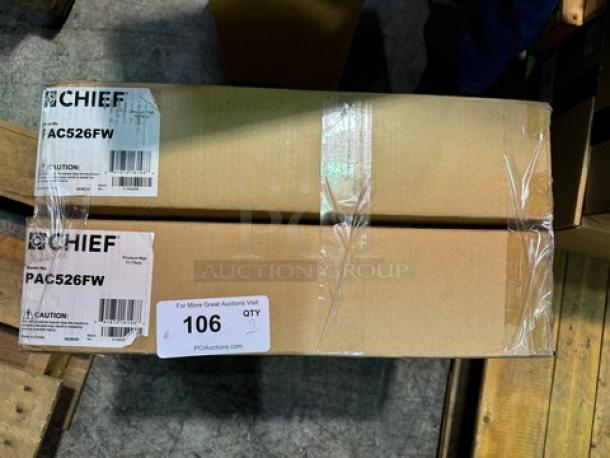 Lot of 2 Chief Proximity Large In-Wall Storage Boxes. (2xBid) - Image 2 of 4