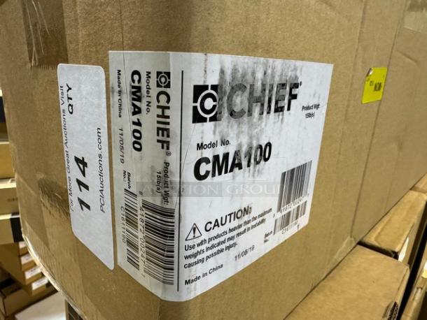 Chief CMA100 8" Ceiling Plate with Adjustable 1.5" NPT Column. New! - Image 3 of 5
