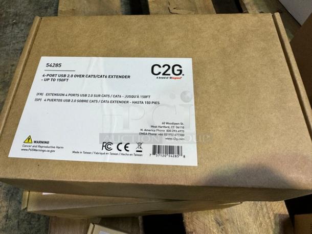 Lot of four 4-Port USB 2.0 Over Cat5/Cat6 Extender - up to 150ft. New! (4xBid) - Image 3 of 4
