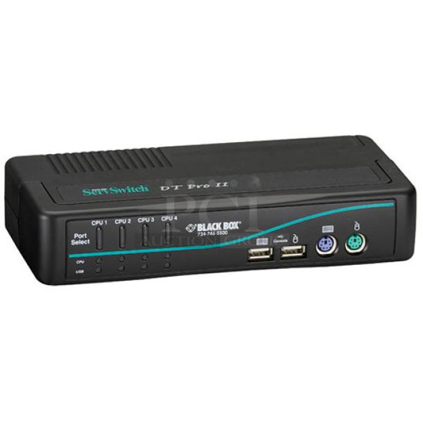Black Box ServSwitch 4-Port DT Pro II KVM Switch with Audio Kit. New! - Image 1 of 5