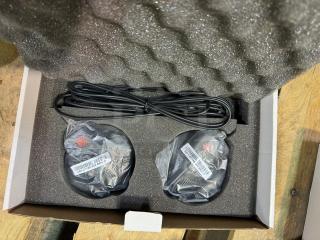 Lot of 2 Polycom SoundStation 2 Extension Microphones - 2 Pairs (2xBid)