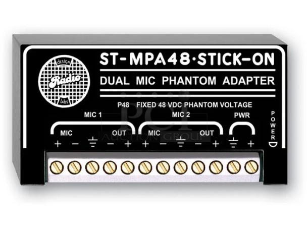 Lot of 3 RDL ST-MPA48 2-Channel Microphone 48 V Phantom Adapter. New! (3xBid) - Image 1 of 3