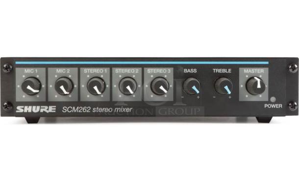 Shure SCM262 Stereo Mixer. New! - Image 1 of 3