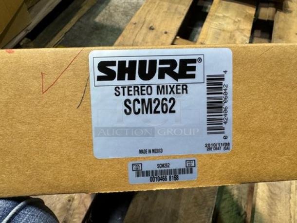 Shure SCM262 Stereo Mixer. New! - Image 3 of 3