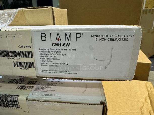 Biamp CM1-6W Miniature High Output 6 Inch Ceiling Mic. New! - Image 3 of 3