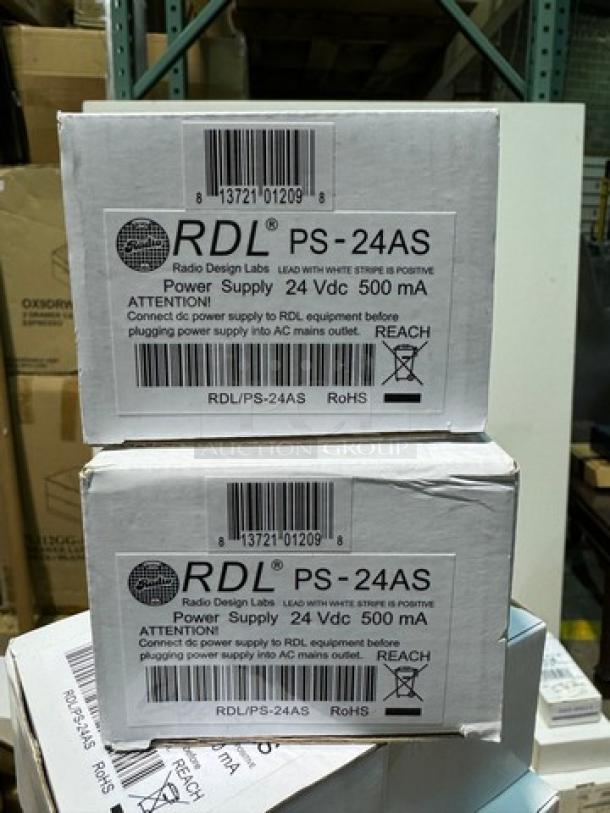 Lot of 6 RDL PS-24AS 24-volt DC power supply for compatible RDL Format-A modules. (6xBid) - Image 3 of 3