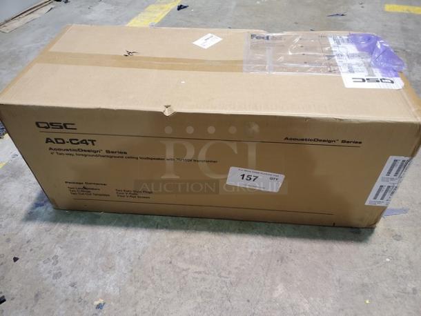 QSC AD-C4T-WH 4.5-Inch Ceiling Speaker. New! - Image 2 of 2