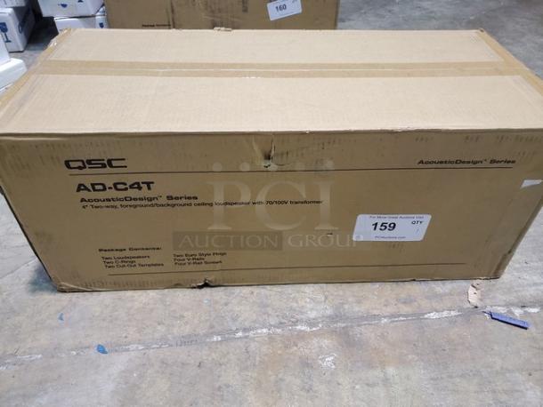 QSC AD-C4T 4.5-Inch 2-Way Low-Profile Ceiling Speaker. New! - Image 2 of 2