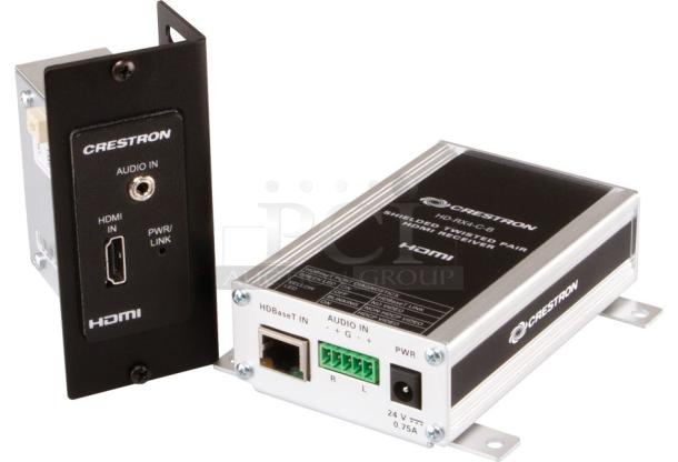 Crestron HD-EXT4-C-B_SYSTEM 4K HDMI® over HDBaseT® Extender w/Analog Audio. New! - Image 1 of 4