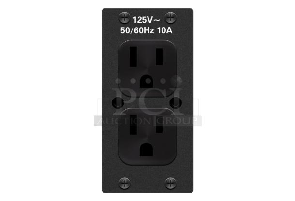 Crestron FTA-PWR-102 FlipTop™ AC Power Outlet Module, Dual, US NEMA 5, Type B. New! - Image 1 of 3