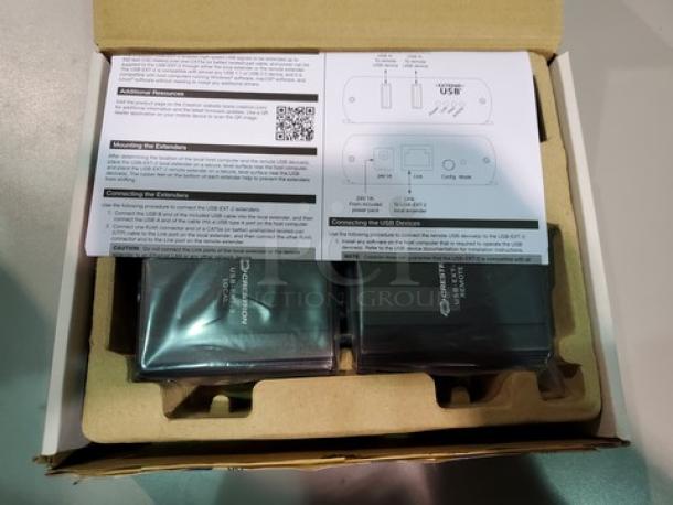Crestron USB-EXT-2 KIT USB over Category Cable Extender, Local and Remote. New! - Image 3 of 4