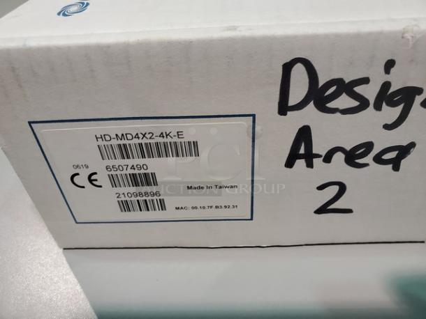Crestron HD-MD4X2-4K-E 4x2 4K HDMI® Switcher. New! - Image 3 of 3