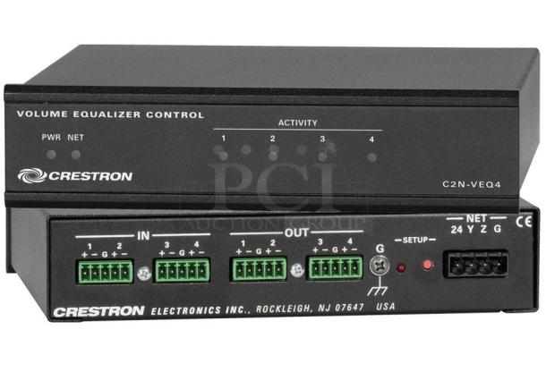 Crestron C2N-VEQ4 4-Channel Volume/EQ Control Module. New! - Image 1 of 3