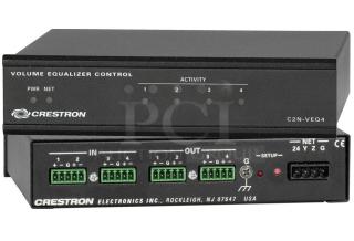 Crestron C2N-VEQ4 4-Channel Volume/EQ Control Module. New!