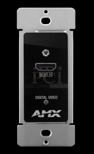 AMX DX-TX-DWP-4K DXLink™ 4K HDMI Decor Style Wallplate Transmitter. New!