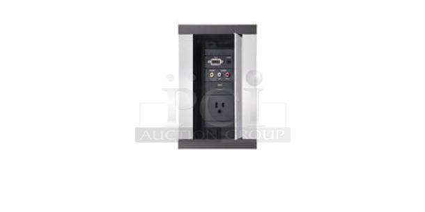 AMX HPX-600SL Hydraport 6 Module Surface Mount Connection Port Box. New! - Image 1 of 4