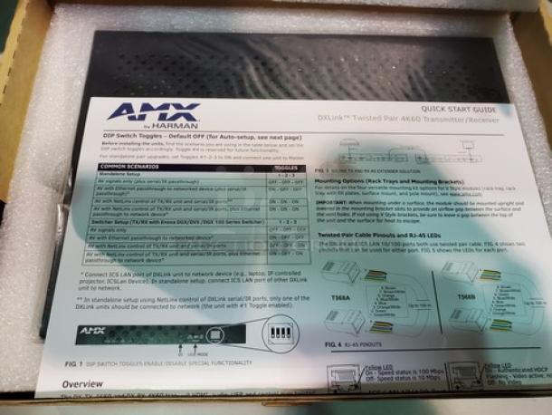 AMX DX-RX-4K60-TAA DXLink Twisted Pair 4K60 Receiver - Image 3 of 6