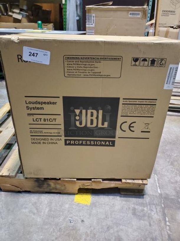 JBL LCT 81C/T Low-Profile Lay-In 2 x 2' Ceiling Tile Loudspeaker - Image 2 of 3