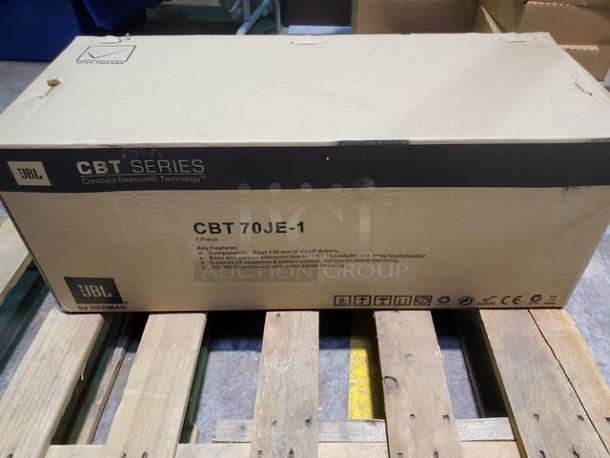 JBL CBT 70JE-1 Extension for CBT J-1 Speaker. When connected to a CBT 70J-1 line array column speaker, the CBT 70JE-1 Extension provides extended bass response, extended pattern control, and increased sound output levels - Image 2 of 2