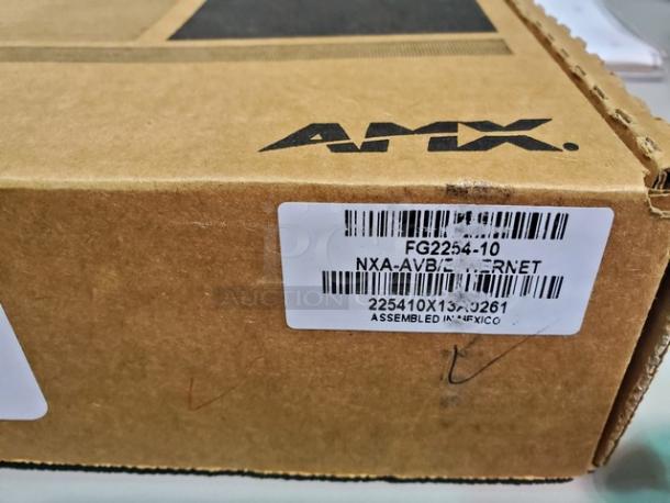 AMX FG2254-10 NXA-AVB 12VDC ETHERNET Breakout Box. New! - Image 3 of 5