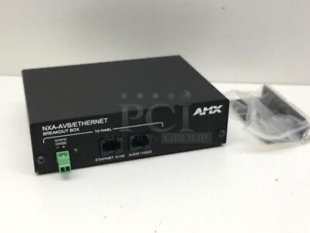 AMX FG2254-10 NXA-AVB 12VDC ETHERNET Breakout Box. New! - Image 1 of 5
