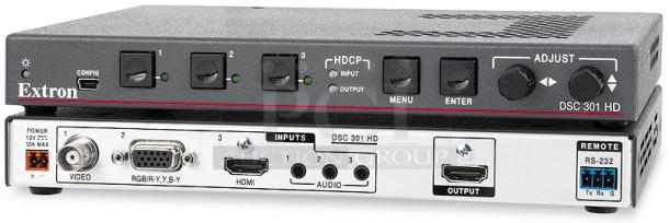 Extron DSC 301 HD Three Input Compact HDCP-Compliant Video Scaler. New! - Image 1 of 3