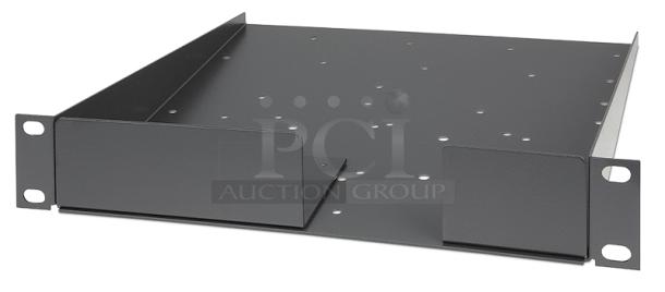 Extron Half Rack Shelf System Half-Rack Width Rack Shelf and Accessories. New - Image 1 of 5