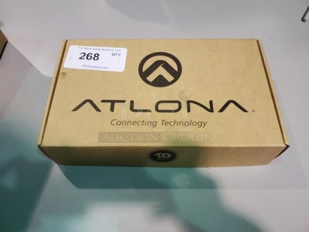 Atlona AT-UHD-EX-70C-KIT 4K/UHD HDMI over HDBaseT transmitter/receiver for HDMI transmission up to 230 feet (70 meters) over category cable with RS-232 and IR control pass-through, plus Power over Ethernet capability. New - Image 2 of 5