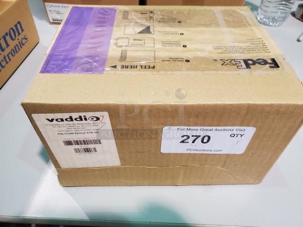 Vaddio Thin Profile Wall Mount Bracket for Polycom EagleEye / EagleEye II / Eagle Eye III. New! - Image 2 of 3