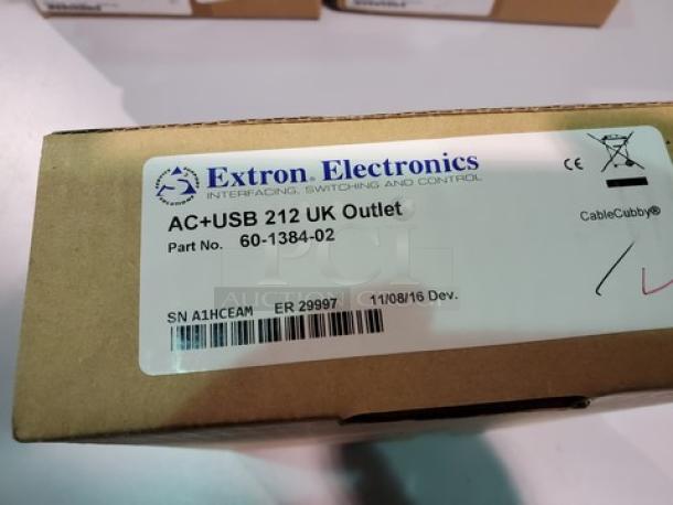 Extron AC+USB 212 UK (60-1384-02) Cable Cubby AC+USB Module, UK AC Power and 2 × USB-A charging sockets. New - Image 5 of 5