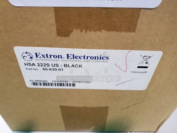 Extron Hideaway HSA 222S Compact, Fixed Configuration, HSA - Hideaway Surface Access Enclosure with AV Connectivity and AC Power. New! - Image 3 of 3